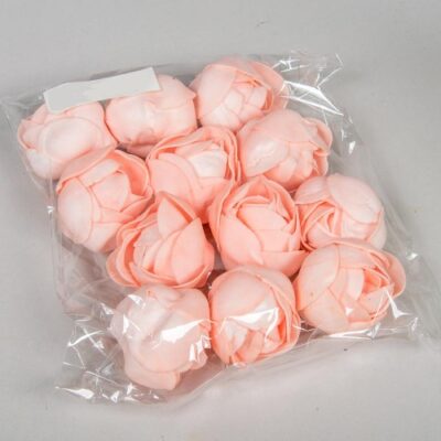 Capete trandafiri spuma 5cm ltpink set 12buc - imagine 2