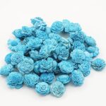 Capete Flori Ming 2cm azur x50