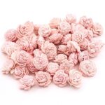 Capete Flori Ming 2cm roz pal x50