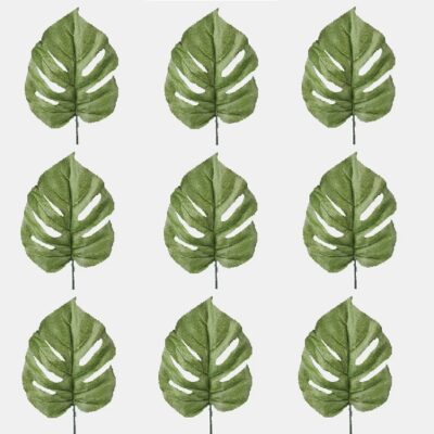 Monstera frunza artificiala 39cm set x12
