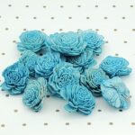 Capete flori Ming 4cm Azur x14