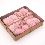 Mix floare Ming 6cm Roz pal in cutie x12