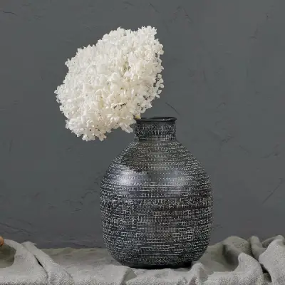 Hortensia stabilizata cu flori mici ALBA D20cm