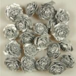 Con Cedar Rose 3-5cm argintiu set 100g