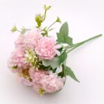 Hortensia mini buchet x10 roz pal 29cm