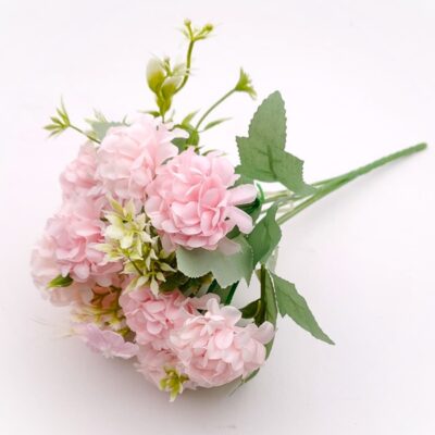 Hortensia mini buchet x10 roz pal 29cm