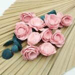 Capete Lotus Ming 4cm roz pal x10