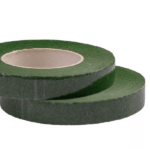 Banda florala verde 1.3cmx27m