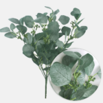 Eucalipt artificial tufa x9 verde-gri 50cm