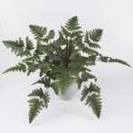 Feriga artificiala frunze textile verde 49cm