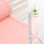 Celofan flori duo Roz blush set 20