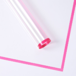 Celofan flori bordura Fucsia set 20