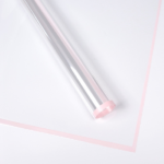 Celofan flori bordura roz pastel set 20