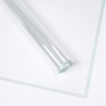 Celofan flori bordura verde pastel set 20