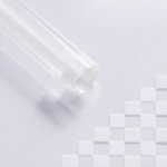 Celofan flori patratele albe set 20