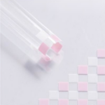 Celofan flori patratele roz set 20