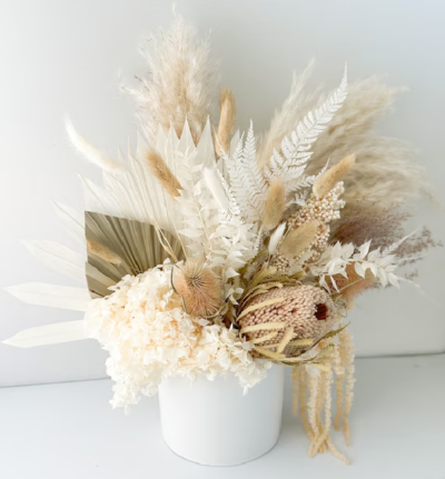 Floare uscata Banksia natur 1buc - imagine 2