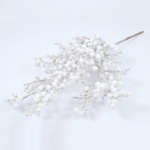 Crenguta Ilex artificiala alba 50cm