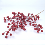 Crenguța Ilex artificiala roșu sidef 64cm