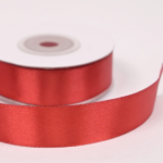 Panglica saten single Rosu 2cm x 18m