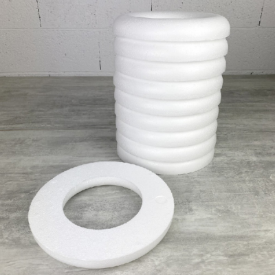 Coronita polistiren alb 25cm