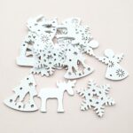 Figurina Iarna 5cm mix alb set 20buc