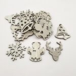 Figurina Iarna 5cm mix natur set 20buc