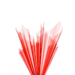 Celofan flori semitransparent Rosu set 20