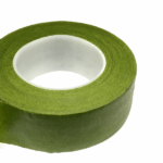 Banda florala verde lata 2.6cm x 27m