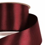 Panglica saten single 5cm x 23m Merlot