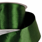 Panglica saten single 5cm x 23m Verde inchis