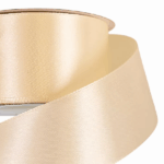 Panglica saten single 3.5cm x 23m Champagne