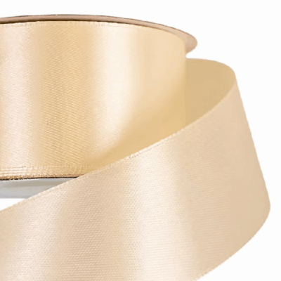 Panglica saten single 3.5cm x 23m Champagne