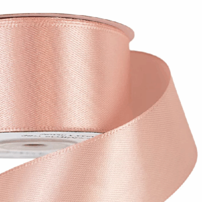 Panglica saten single 3.5cm x 23m Roz Pudra