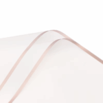 Coli hartie floristica impermeabila alb mat bordura ROSE GOLD set 20