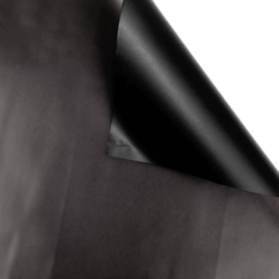 Hartie ambalat flori NEGRU MAT set 20