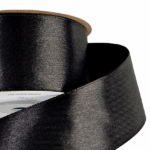 Panglica saten single 3.5cm x 23m Negru