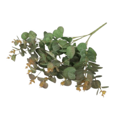Eucalipt artificial tufa verde bordo 48cm