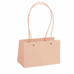 Sacosa hartie Blush mat cu maner 22x10x13 set x5