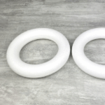 Coronita polistiren alb ROTUNDA PLINA 22cm