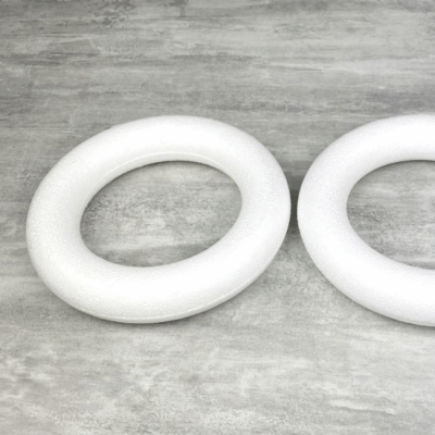 Coronita polistiren alb ROTUNDA PLINA 22cm