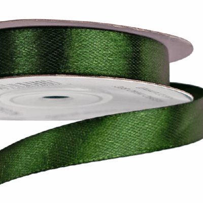 Panglica saten single Verde Inchis 1,2cm x 23m