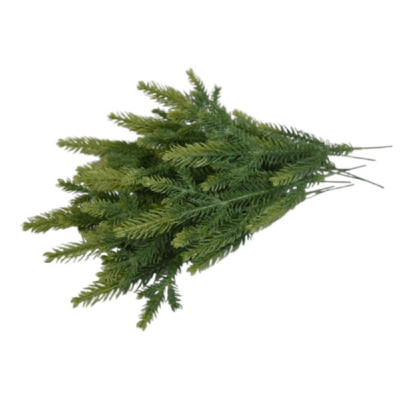 Set crengi Brad artificial verde deschis x5 set 12buc