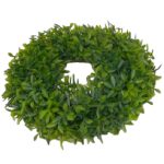 Coronița artificiala verde D26cm