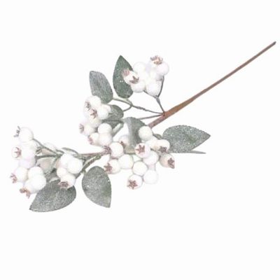 Creanga Ilex Alb înzăpezit 48cm
