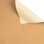 Hartie florala 2 fete Crem Natur set x20