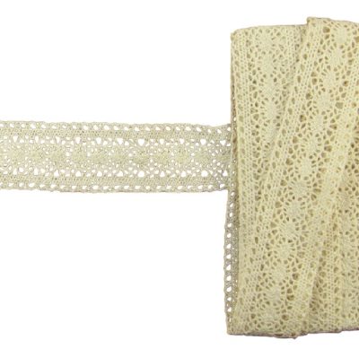 Panglica dantelata CREM 4cm