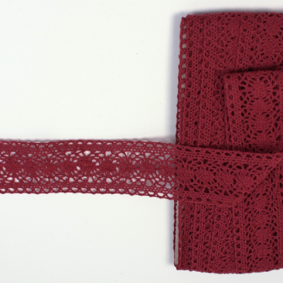 Panglica dantelata BORDO 4cm