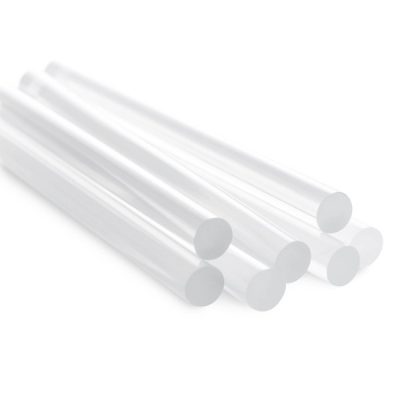 Baton silicon profesional transparent 11mm set 5 buc