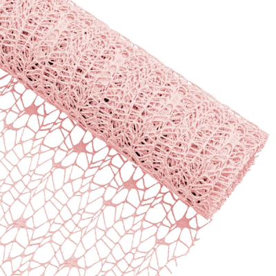 Rola plasa floristica Dantela 50cmx4.5m Roz Pal